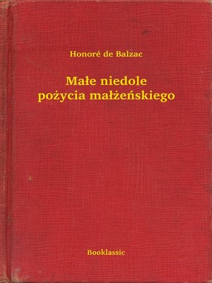 cover image of Małe niedole pożycia małżeńskiego